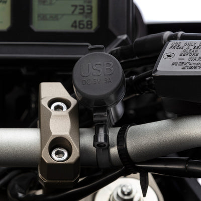 Dual USB Handlebar Hardwire Charger