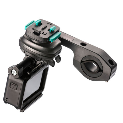 Dual Handlebar Attachment Case + Camera