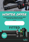 UA Heated Grips Winter Installation Offer Poster
