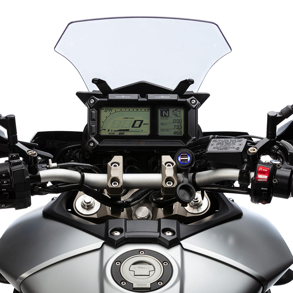 Dual USB Handlebar Hardwire Charger