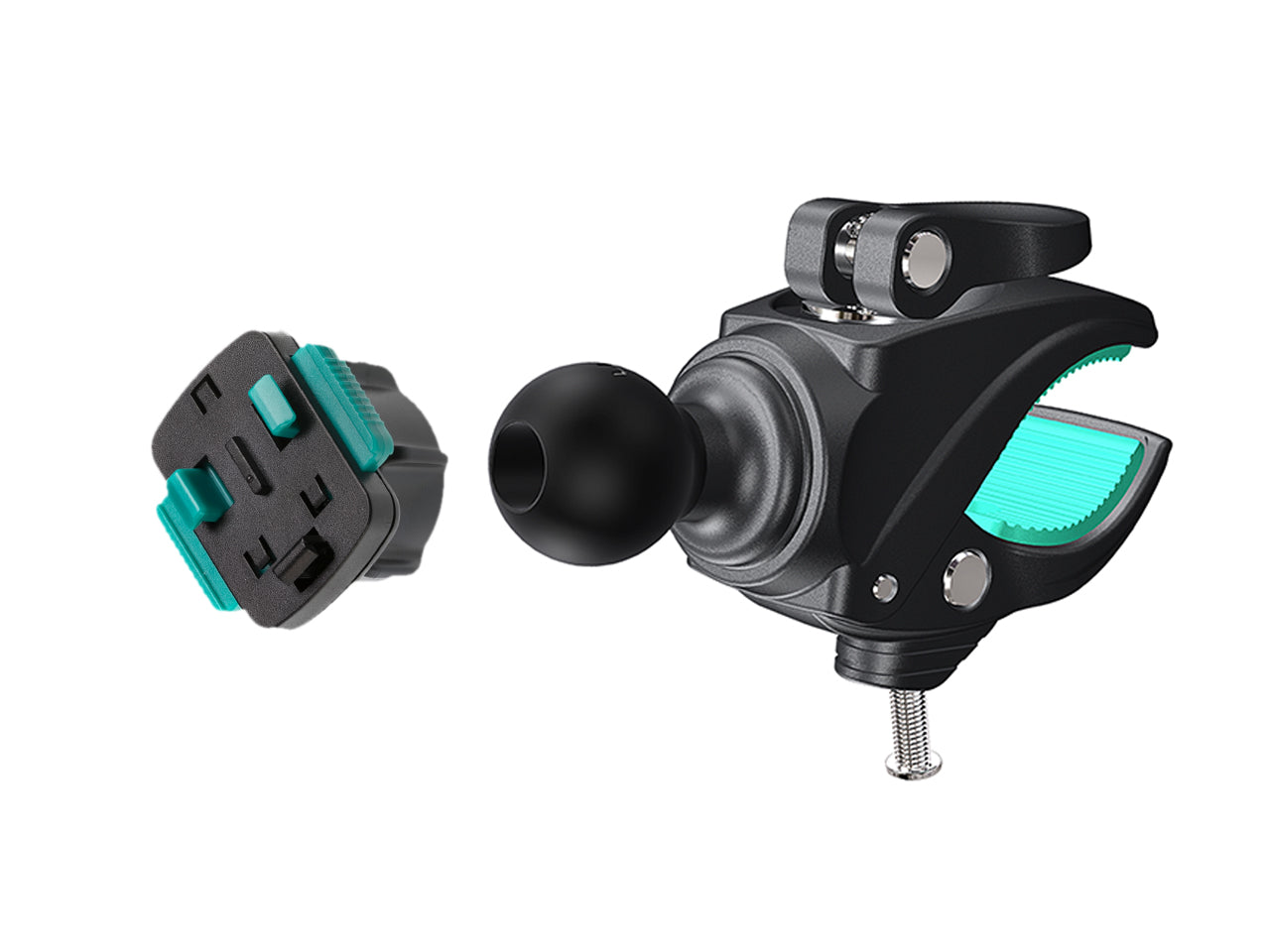 25MM Gripper Clamp Handlebar Mount with 3 Prong Adapter