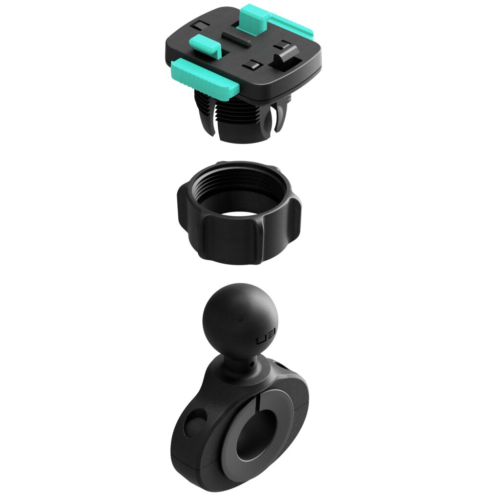 Ultimateaddons Handlebar 1" Ball Mount with 3 Prong Adapter