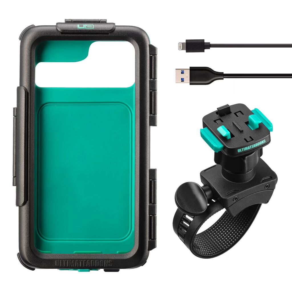 Tough Case Motorcycle Handlebar Kit with Helix Swivel Mount